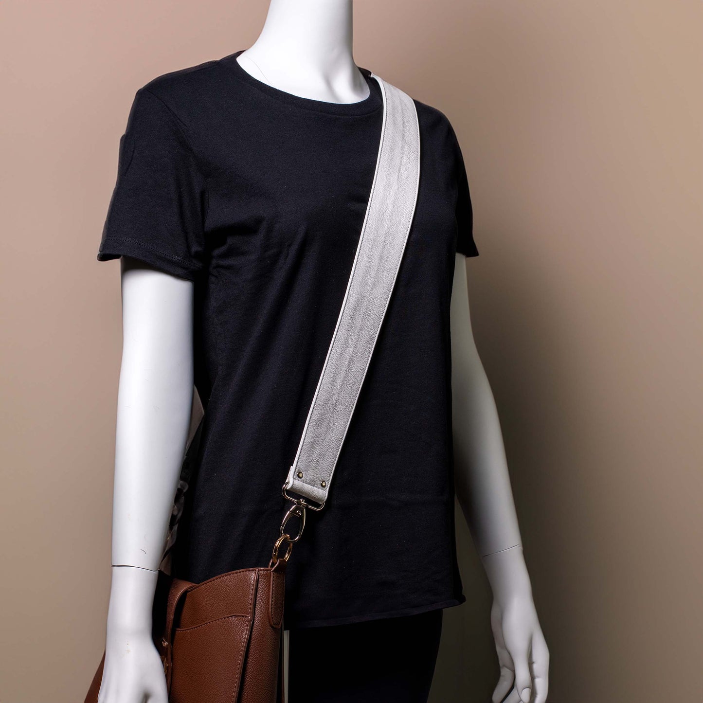 Royal Blue Pigmented Grain Crossbody Shoulder Leather Purse Strap Replacement 2" Width