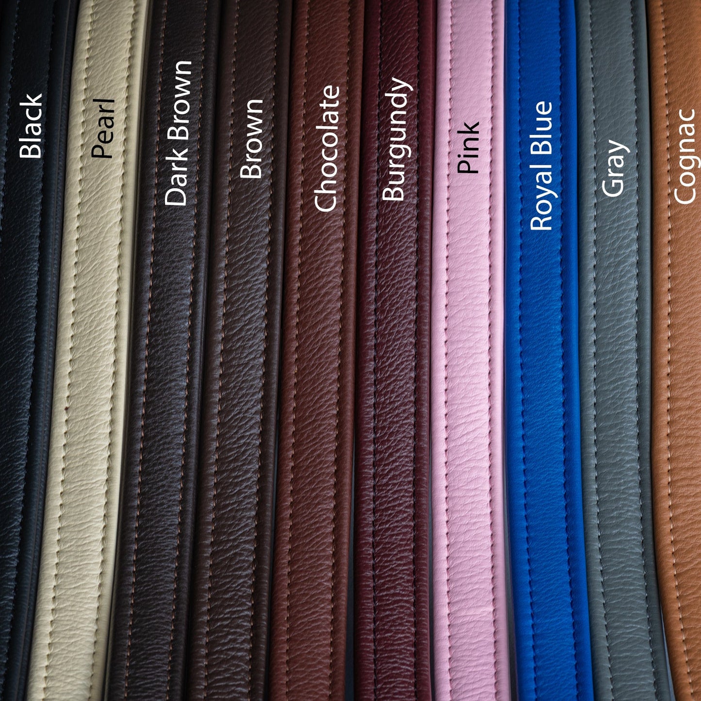 Soft top grain leather crossbody purse strap replacement one inch width